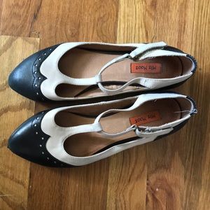 Miz Mooz T-Strap Flats